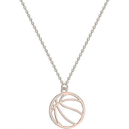 Minimalistisk hul basketballanheng halskjede for tenåringer sportselskere vennskapsgave