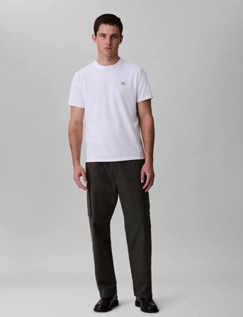 Calvin Klein Jeans Cotton Pull On Straight Cargo Pa - Khaki green - S