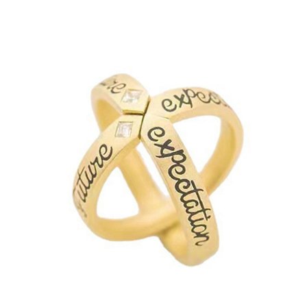 2 stk./sæt Forlovelses vielsesring Løfteringe til par Højglanspoleret[D]