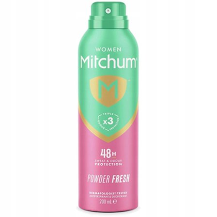Mitchum Avanceret Kontrol Pudret Frisk Antiperspirant Spray Til Kvinder 200 Ml