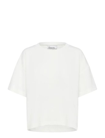 My Essential Wardrobe | Hellemw Emb Boxy Tee | XL/XXL
