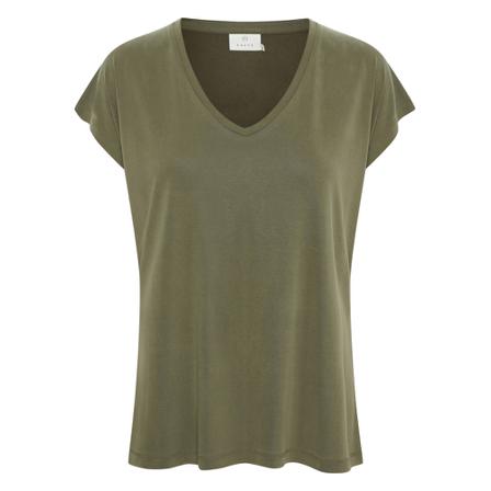 Kaffe Alise T-shirt Grøn, Dame T-shirts