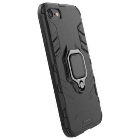 iPhone SE/8/7/6/6S Fingerring Kickstand Hybrid Taske Black