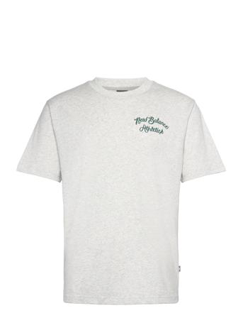 Athletics Relaxed 550 Leaguet-Shirt Sport Men Men Sports Clothes Sport Tops Sport T-shirts Grey New Balance
