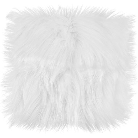 Kunstig pelsstoffkutt, firkantede plysjforhåndskutte strimler til sy DIY