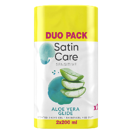 Venus Satin Care Rakel Aloe Vera 2x200ml Bad & dusch Dam 400ML