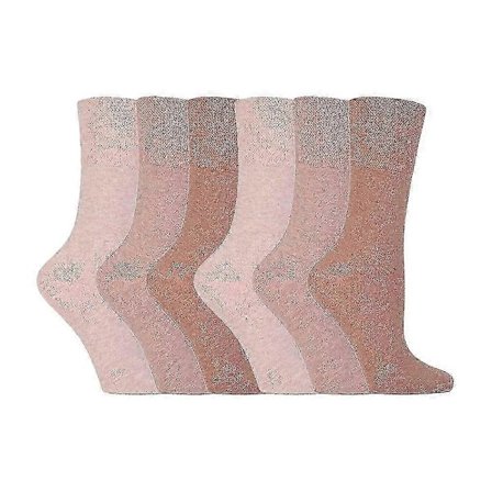 Pk Dame Bomuldsstrømper Uden Elastik til Diabetikere