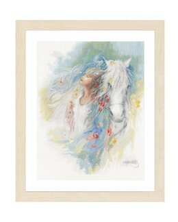 Broderikit Billede Fredfyldt - Lanarte