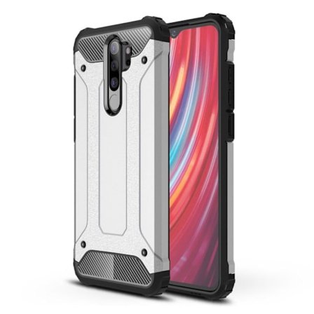Armour Guard Xiaomi Redmi Note 8 Pro cover - Sølv