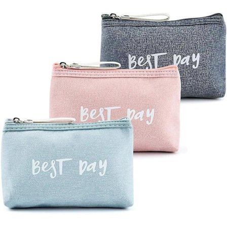 Sminkepung - 3 stk Reise Sminkepung Liten Vanntett Toalettveske for Kvinner