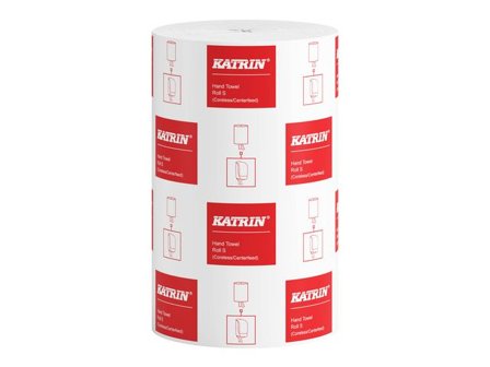 KATRIN Torkrulle S 1-lager 116m, vit - Lyreco - Städ och hygien - Toalettpapper och torkpapper - Torkrullar