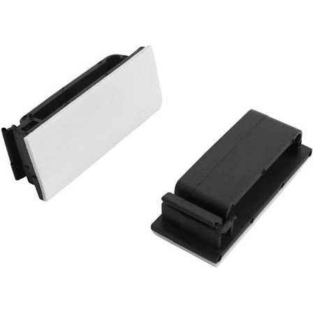 30 stk kabelklemmer sorte kabelbånd, selvklebende skrivebordskabelholder og kabelhengsel kabelhåndtering ladekabelhåndteringssystem