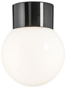 Ifö Electric 6040-840-16 Takarmatur blank, svart, rak, IP54, LED, Belysning