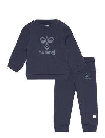 Hmlarine Crewsuit Sets Tracksuits Blå Hummel*Betinget Tilbud