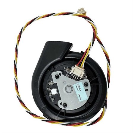 Ny fläktmotormodul med kabelhärva för robotdammsugare