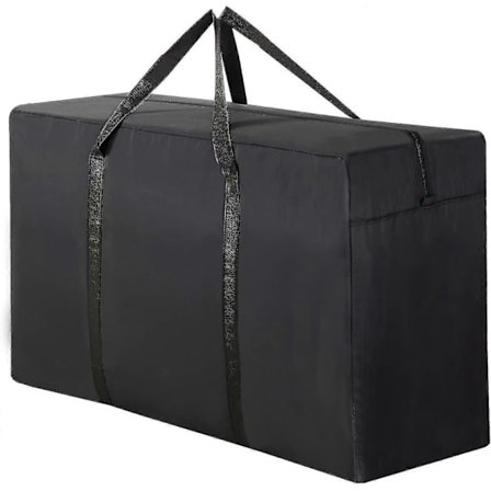 190L Ekstra Stor Kraftig Flyttebag, Vannavstøtende Duffelbag med Glidelåser Kompatibel med Reiser