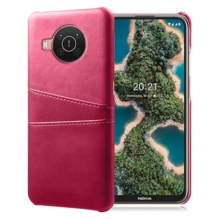Nokia X10 / Nokia X20 skal med korthållare - Röd