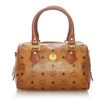 MCM Pre-owned, Pre-owned Handbag Bruin, Dames, Maat:ONE Size