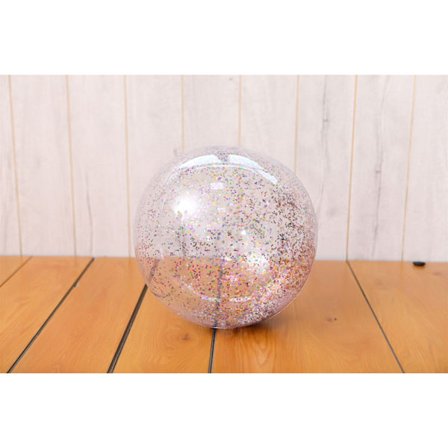 Badboll, vatten- och strandbollar, 1 st Glitter Uppblåsbara Badbollar sommar, Glittriga badbollsleksaker för barn Vuxna - Flerfärgade (16 tum)