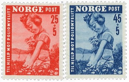 Norge 1950 - AFA 365-366 - Postfrisk