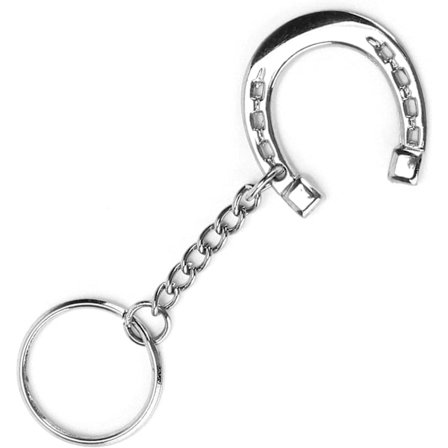 Hestesko nøglering, hesteskoformet hestebidsnøglering, kan bruges alene.