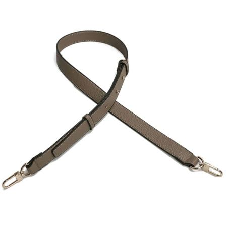 Håndveskestropp i ekte skinn Skulder Crossbody-stropp GRÅ grey