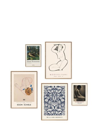 Poster & Frame Art Exhibition - Multi/patterned - ONE SIZE