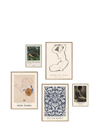 Art Exhibition Poster & Frame Patterned