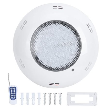 18W 159LED Bassenglampe IP68 Vanntett Fjernkontroll Dekorative Lys AC12V