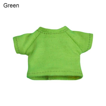 Mini bomull T-skjorte dukke genser GRØNN