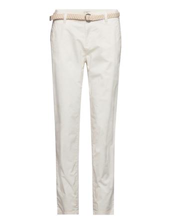 Pants Woven Chinos Byxor Vit Esprit Casual
