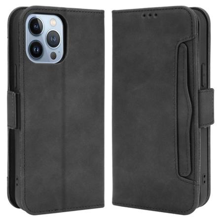 Modernt iPhone 14 Plus fodral med plånbok - Svart Svart