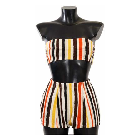 Dolce & Gabbana, Sleeveless Tops Biały, Kobieta, Rozmiar: XS