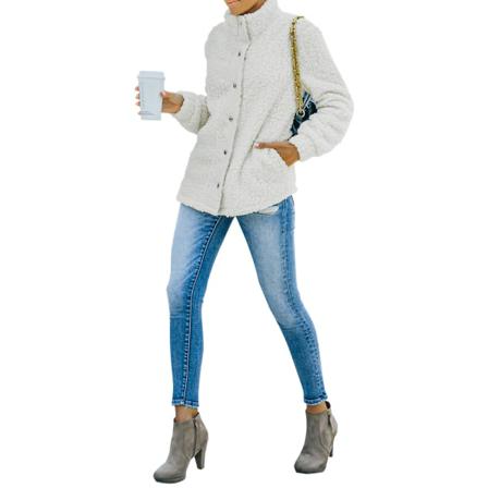 Kappa Enfärgad Krage Långärmad Jackafickor Dam Svart/