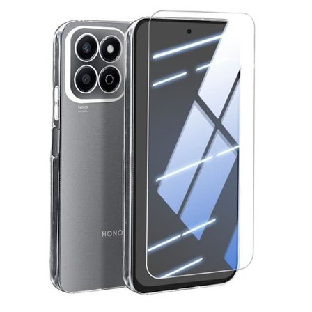 Suojapakkaus - MAYAXESS - Honor 200 Smart - Pehmeä kuori - Karkaistu lasi - Kirkas