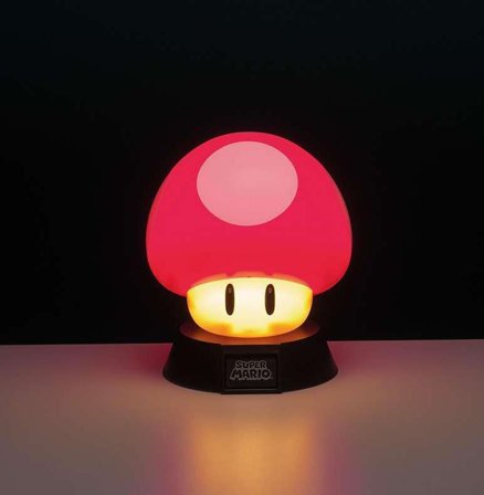 Super Mario Mushroom 3D Lampa