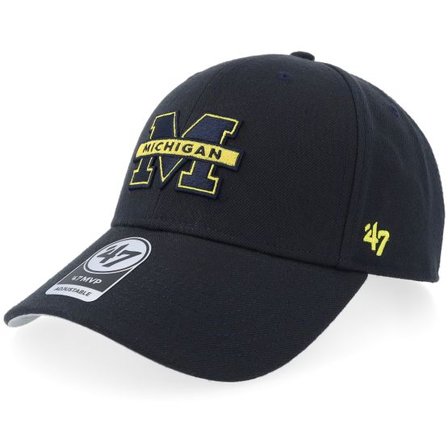 47 Brand - College Blå adjustable Keps - Michigan Wolverines 47 Mvp Cap Navy Adjustable @ Hatstore