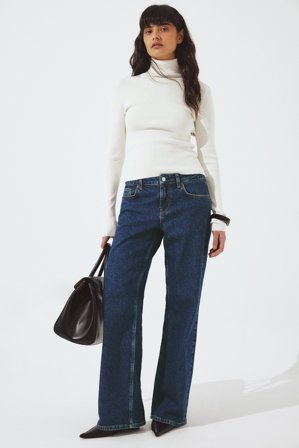 NA-KD Lane jean taille basse - Jeans taille basse - Bleu - EU 44