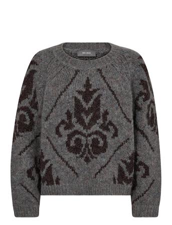 Mmdaya Mohair Knit Tops Knitwear Jumpers Grey MOS MOSH