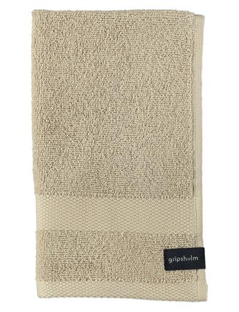 Guest Towel Gripsholm 30X50 Home Textiles Bathroom Textiles Towels & Bath Towels Beige Gripsholm