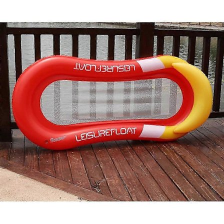Vattenhängmatta Uppblåsbar Flytande Vattenhängmatta Pool Lounge Säng Badstol Sommar Nyhet