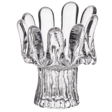 Kosta Boda Sunflower lysestage 115 mm, klar | KitchenOne