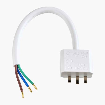 Sladdställ DCL jordat 15 cm