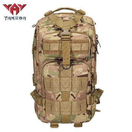 Yakoda 3P Tactical Backpack Outdoor Sports Camouflage Bag 26L Vandringsryggsäck Military Fan Travel Bag