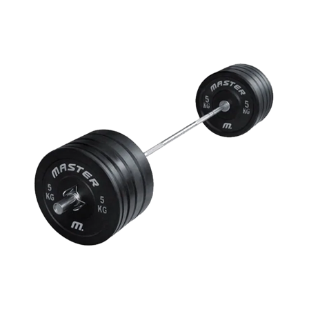 Master Fitness Viktskivor Paket Gummi 120 kg