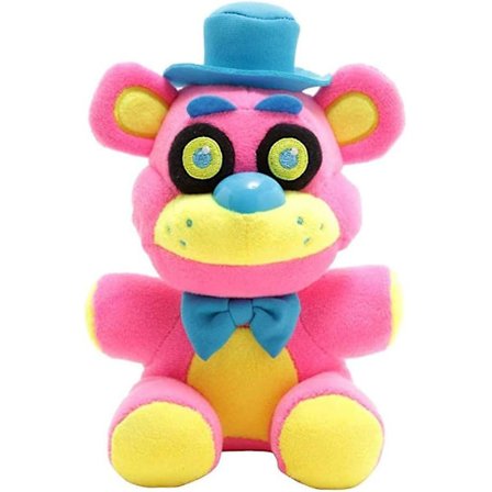 Five Nights At Freddy's: Pehmolelu Freddy Blacklight (pinkki)