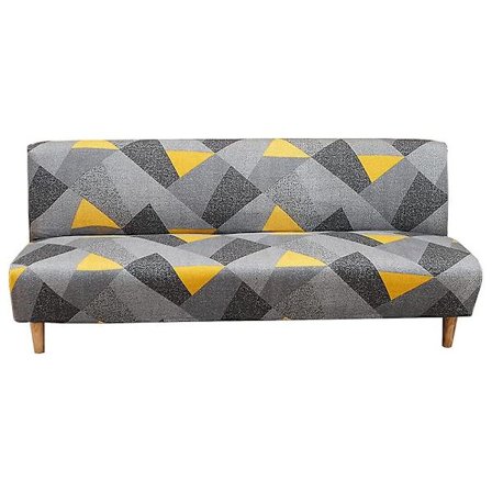 Sofaovertræk uden armlæn strækbar armløs sofaslynge 2-personers sofaovertræk