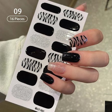 16 Tips Vinröda Nagelstickers Långvariga Enfärgade Hela Nagelomslag Självhäftande Slider Nagelkonst DIY Stickers Manikyrdekor