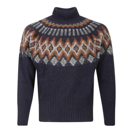 Howlin' Round-neck Strik Blå, Herre Strik
