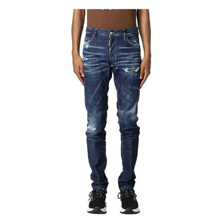 Dsquared2, Slim-fit Jeans Blauw, Heren, Maat:S